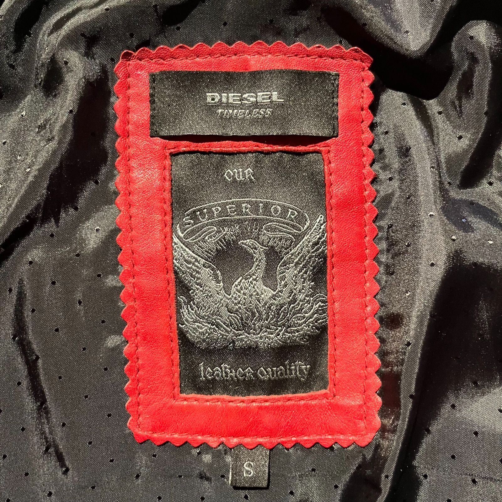 DIESEL TIMELESS ディーゼルライダース ジャケット ラムレザー DIESEL TIMELESS COLLECTION ダブルライダースジャケット
