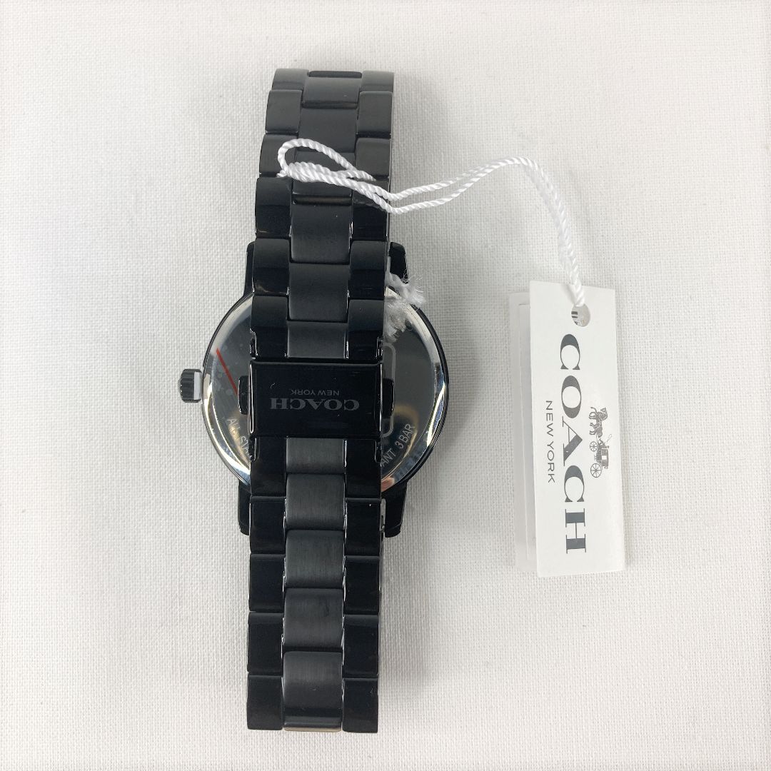 【新品未使用】COACH コーチ レディース腕時計 ブラック 人気 195ドル