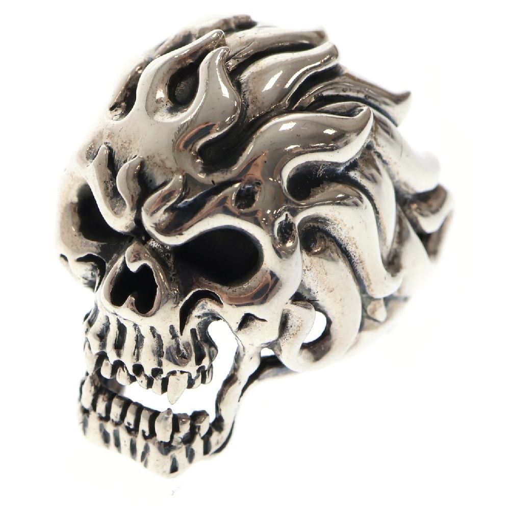 JINA BRING (ジナ ブリング) ファイヤースカル シルバーリング 17号