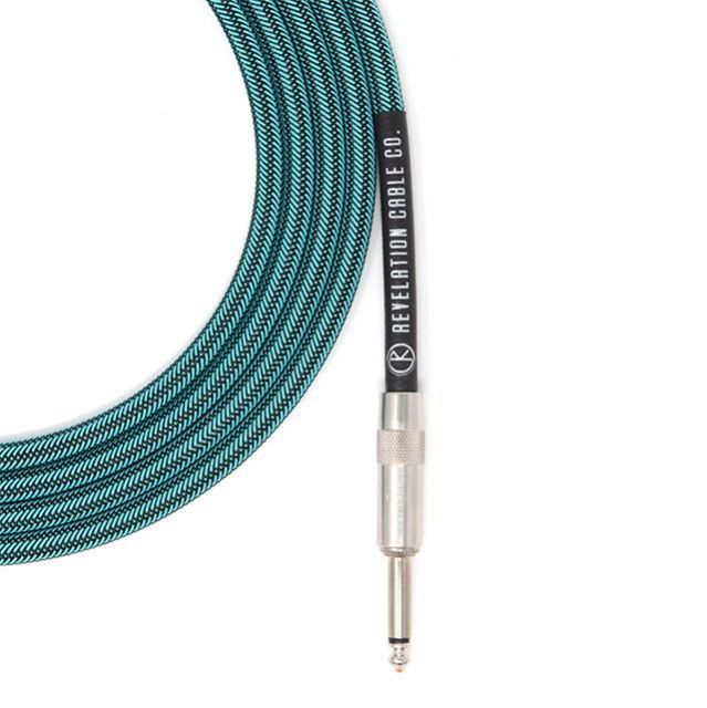Revelation Cable レべレーション ケーブル Turquoise Tweed - Sommer SC-Spirit LLX low loss” 15ft S|S 長さ4.6m