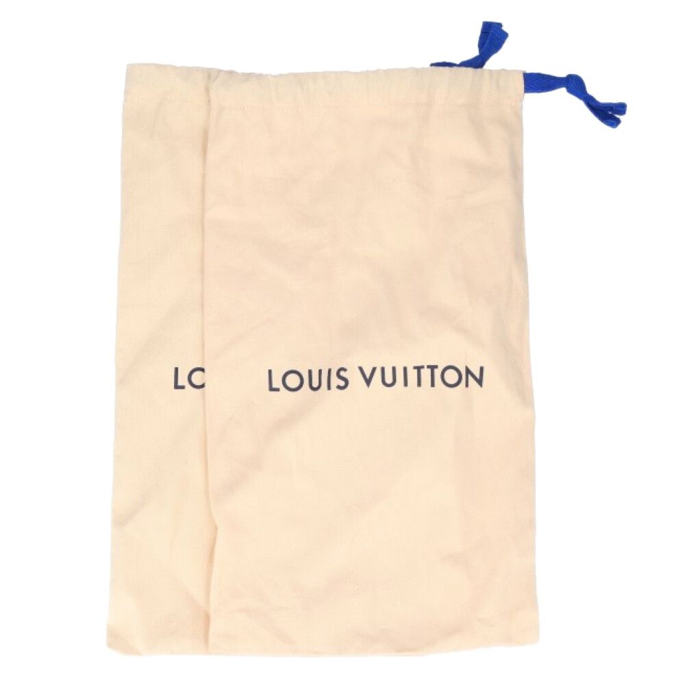 LOUIS VUITTON (ルイヴィトン) SUEDE LOGO LACE UP TRANAIRS ... LOUIS VUITTON ルイヴィトン SUEDE LOGO LACE UP TRANAIRS スウェードレースアップスニーカー ブラック