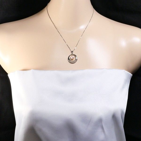 K14WG ネックレス necklace パール 真珠 総重量約3.2g 約40cm FORTGASGNV_COM_BR