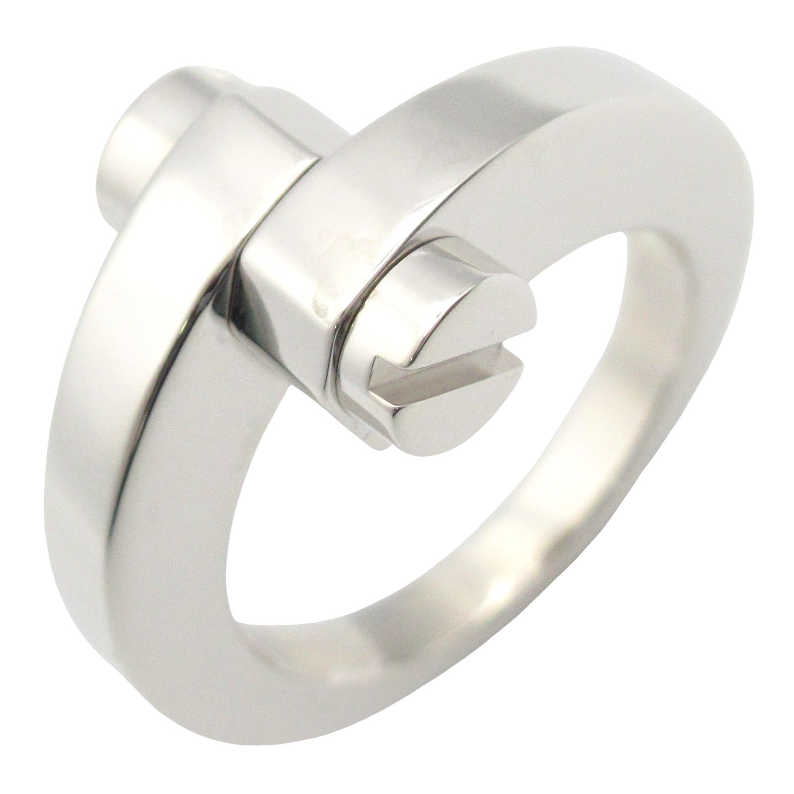 カルティエ CARTIER リング 指輪 メノット リング K18WG ホワイトゴールド メノット リング ユニセックス Used A