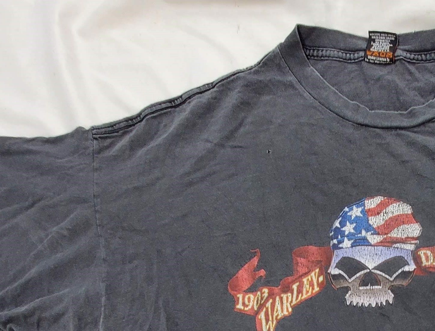 【レア　旧タグ　アメリカ製】　ブルーオイスターカルト　ツアーTシャツ　XLサイズ 00s アメリカ製 Harley-Davidson ハーレーダビッドソン CHICAGO