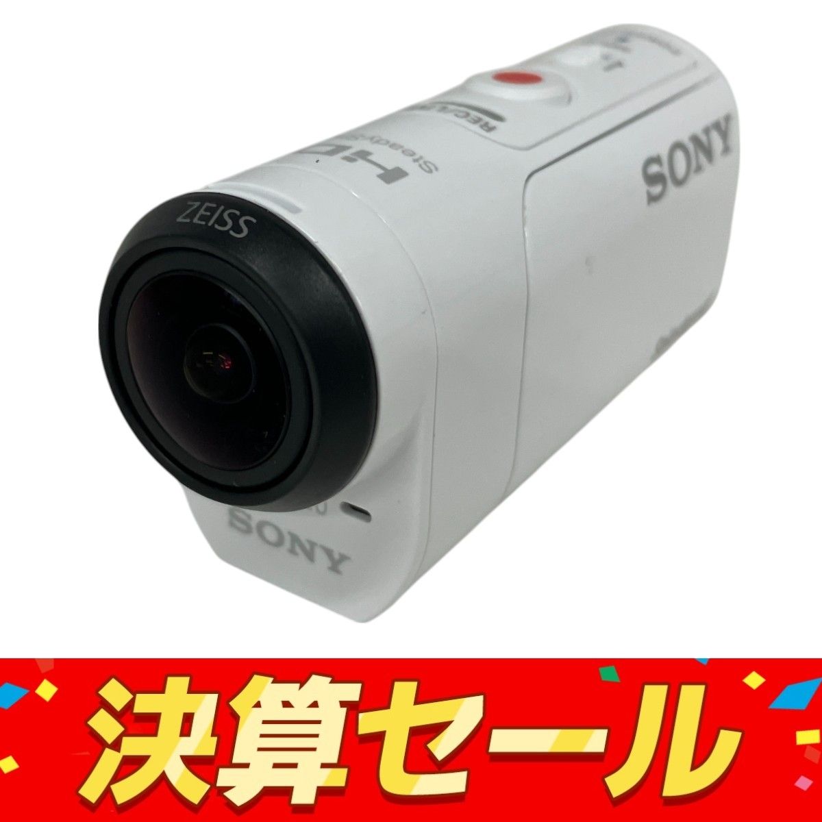 SONY ソニー HDR-AZ1 ホワイト アクションカム フルHD 手ブレ補正 ウェアラブル ミニデジタル ビデオカメラ レコーダー S10138602