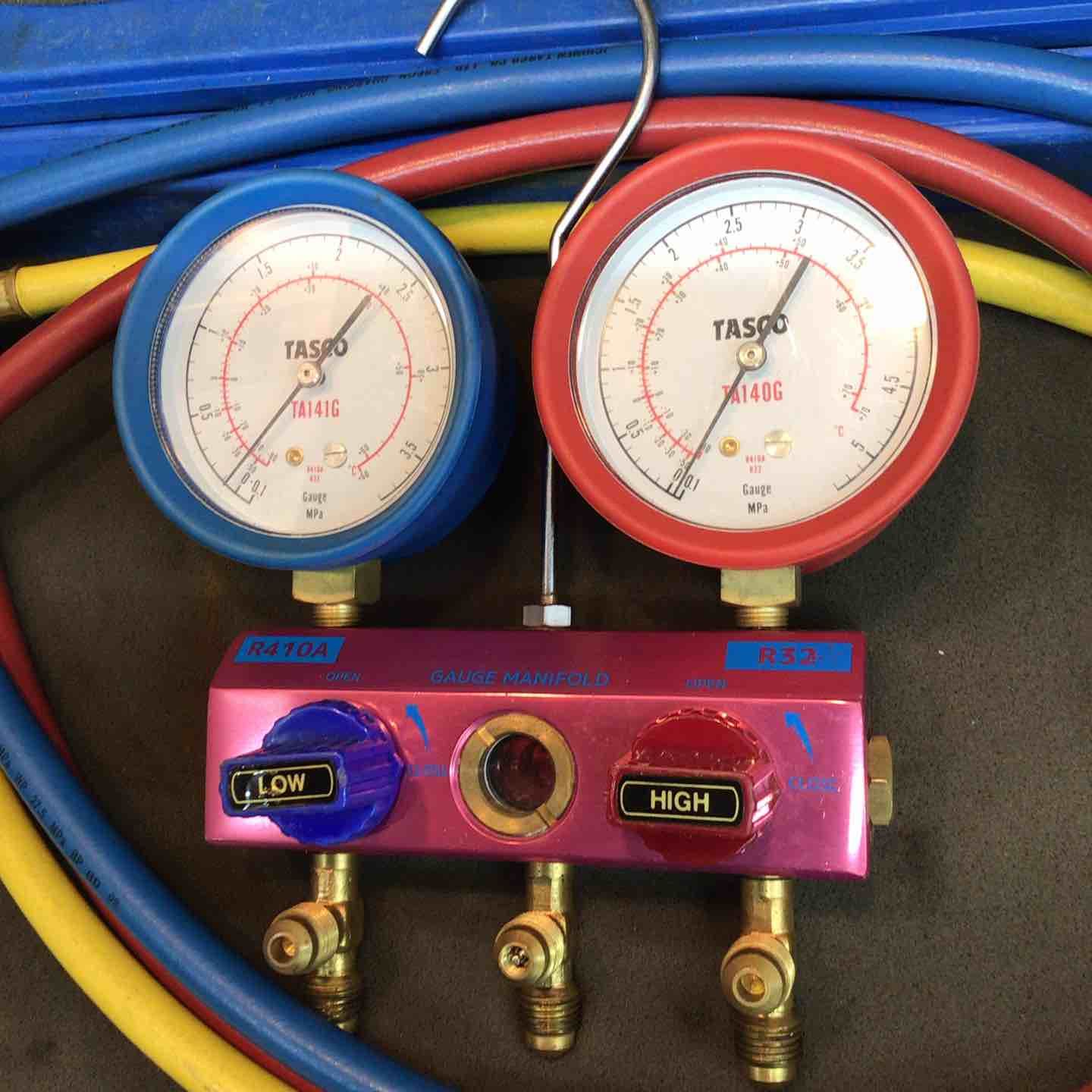 中古】タスコ ゲージマニホールド TA140G/TA141G【ハンズクラフト熊本