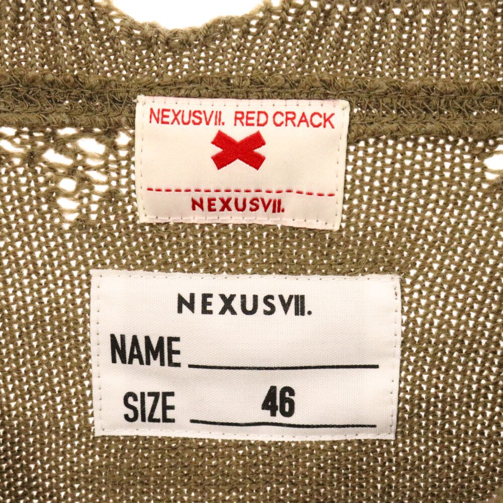 NEXUS7 (ネクサスセブン) R.W DAMAGED KNIT ダメージ加工 ウールニット
