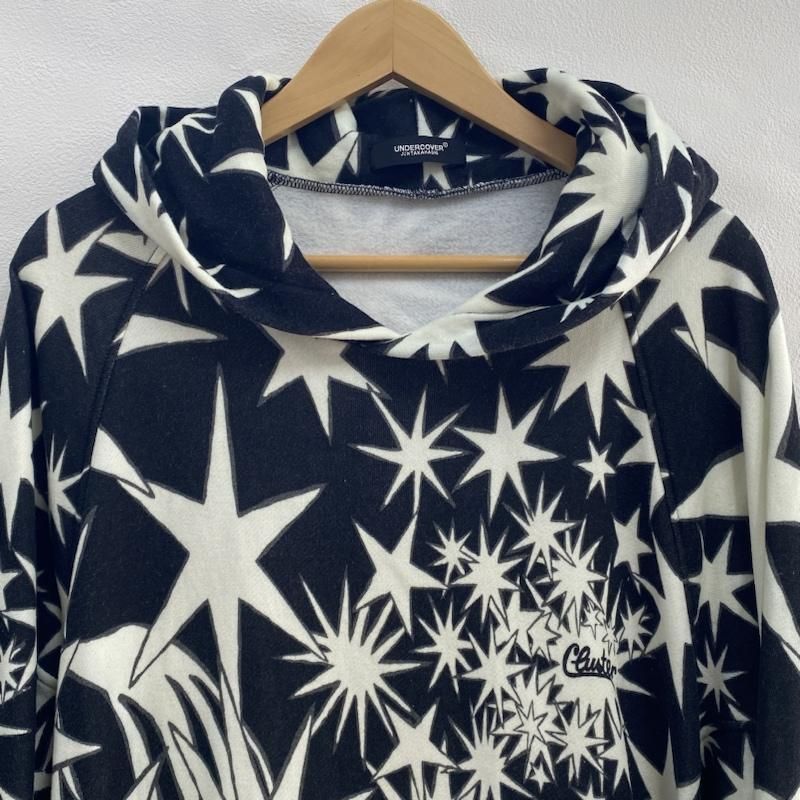 UNDERCOVER アンダーカバー パーカー 長袖 2023AW 総柄 ワイド  