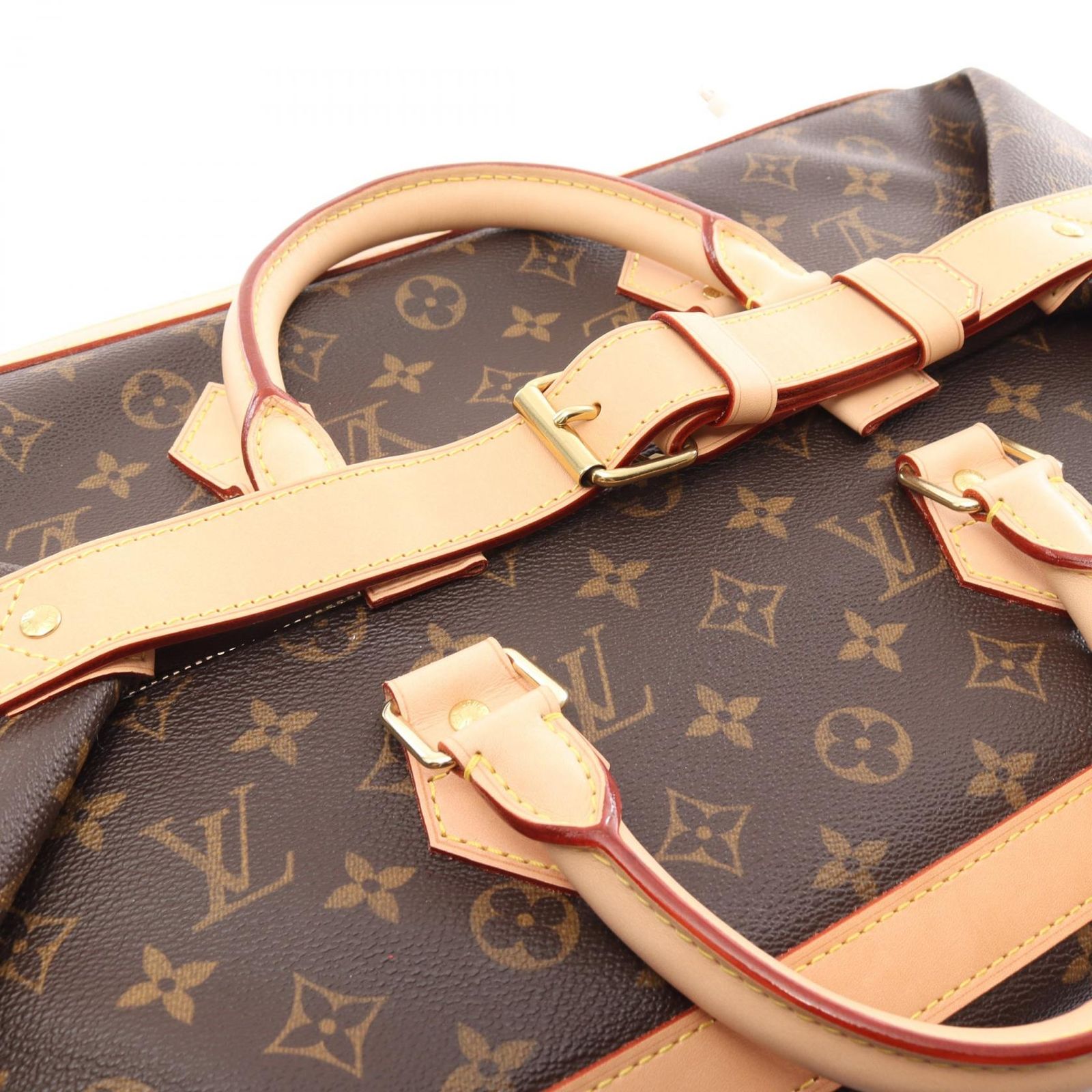 LOUIS VUITTON◇クルーザーバッグ45_モノグラム・キャンバス_BRW/PVC