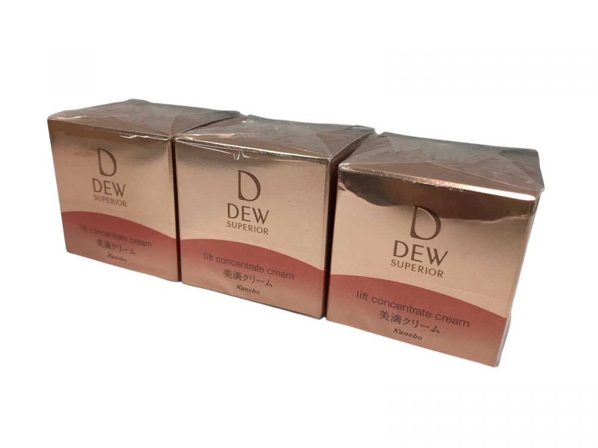 Kanebo カネボウ クリーム DEW スペリア リフトコンセントレートクリーム レフィル 30g 3点 AQK693694相