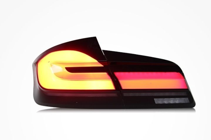 BMW 5シリーズ 2009 - 2017年 F07 F10 LEDテールライト テールランプ 流れるシャルウィンカー FFCRYSTALESIA_COM