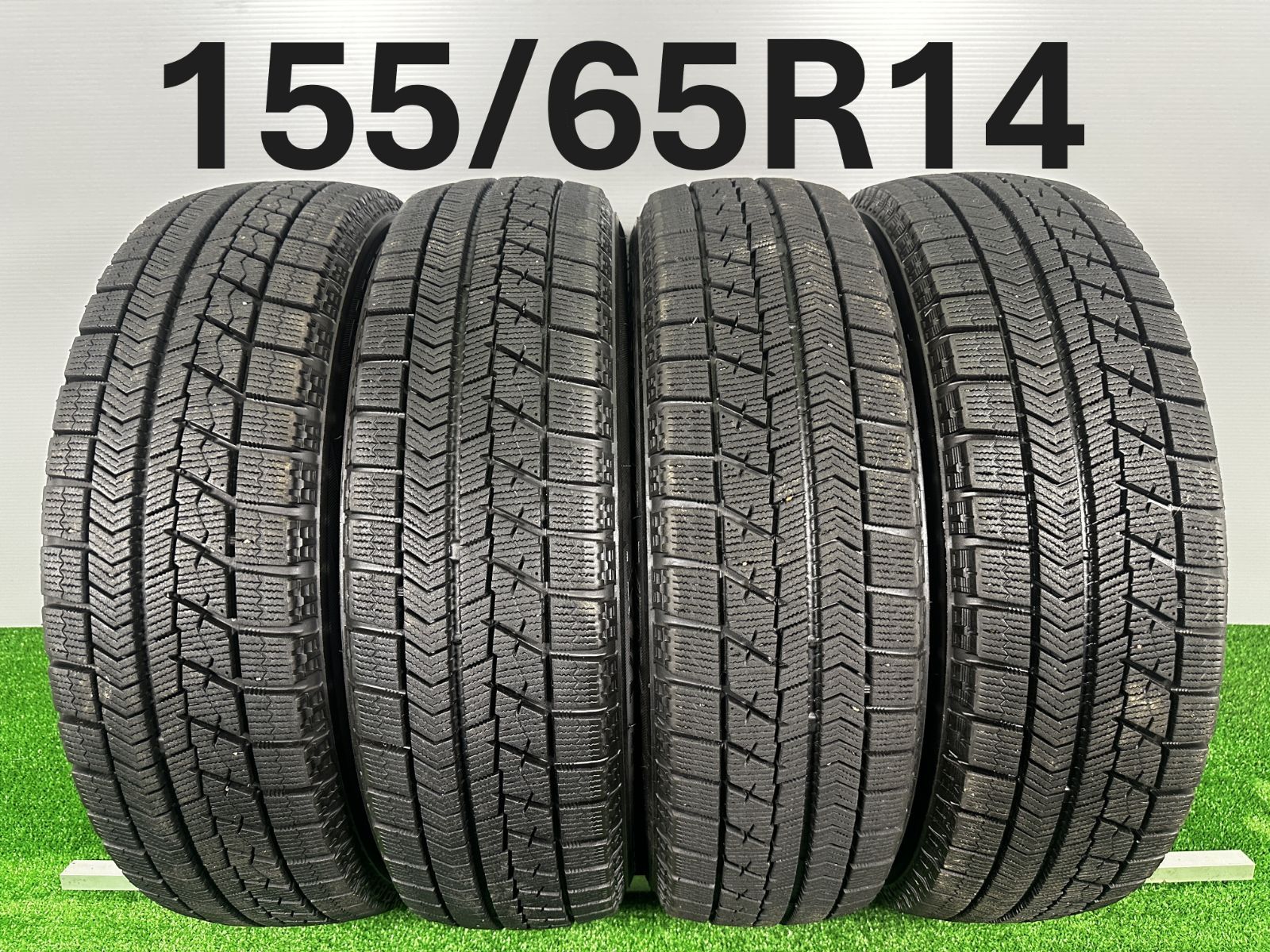 155|65R14 ブリヂストン VRX 2020年製 4本 冬タイヤ スタッドレス TA161