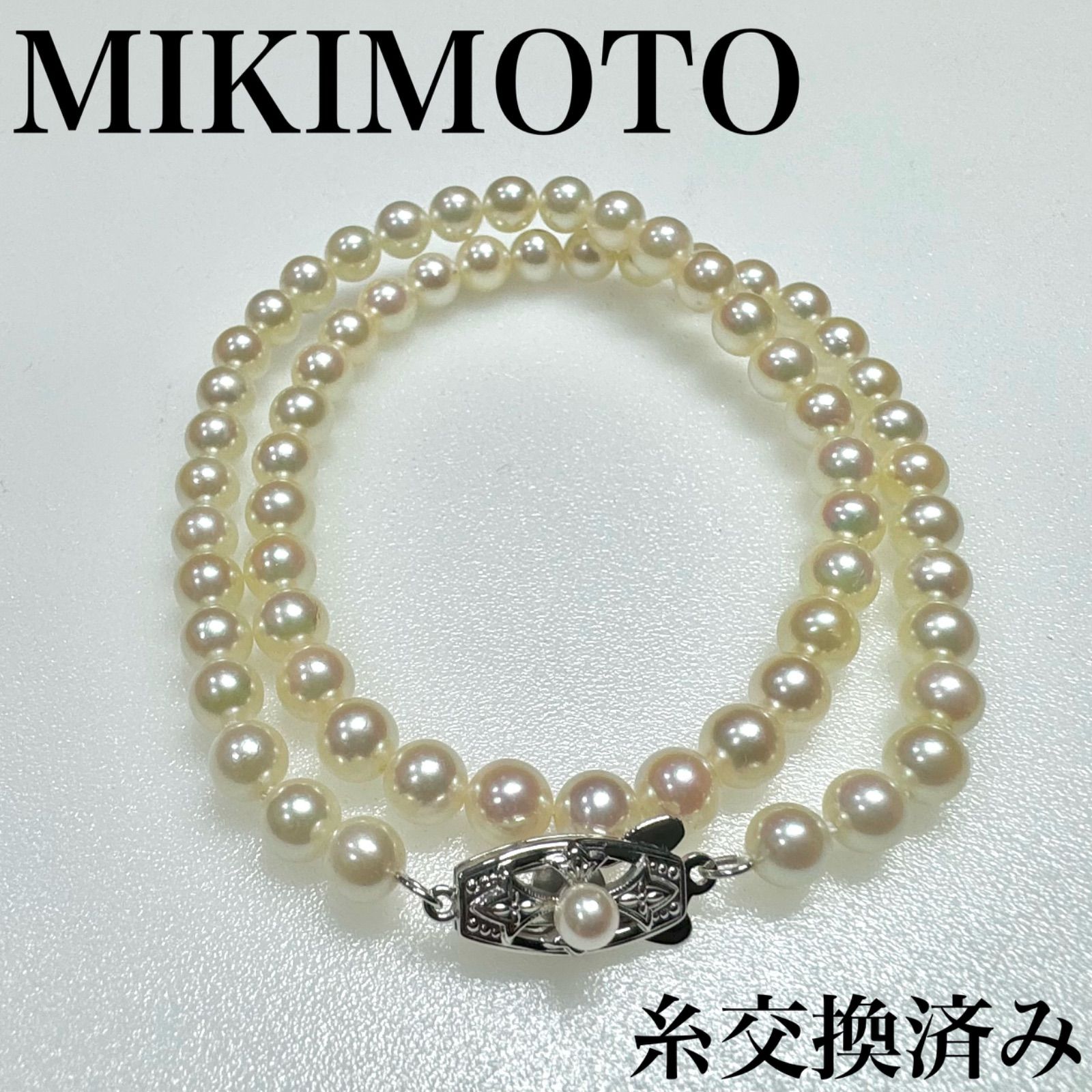 MIKIMOTO sv925 アコヤ真珠　ネックレス　（ピンクホワイト）パール　ミキモト　シルバー