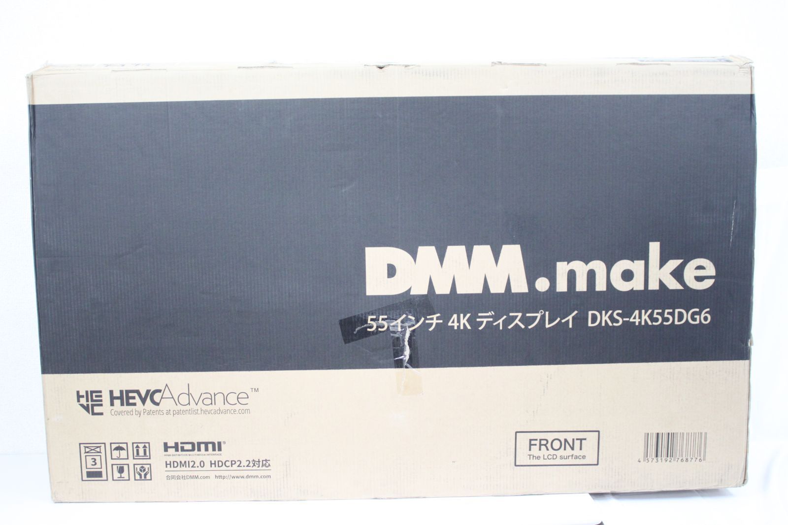 【未使用】 DMM.make 大型ディスプレイ モニター 55インチ DKS-4K55DG6 2024  BT204