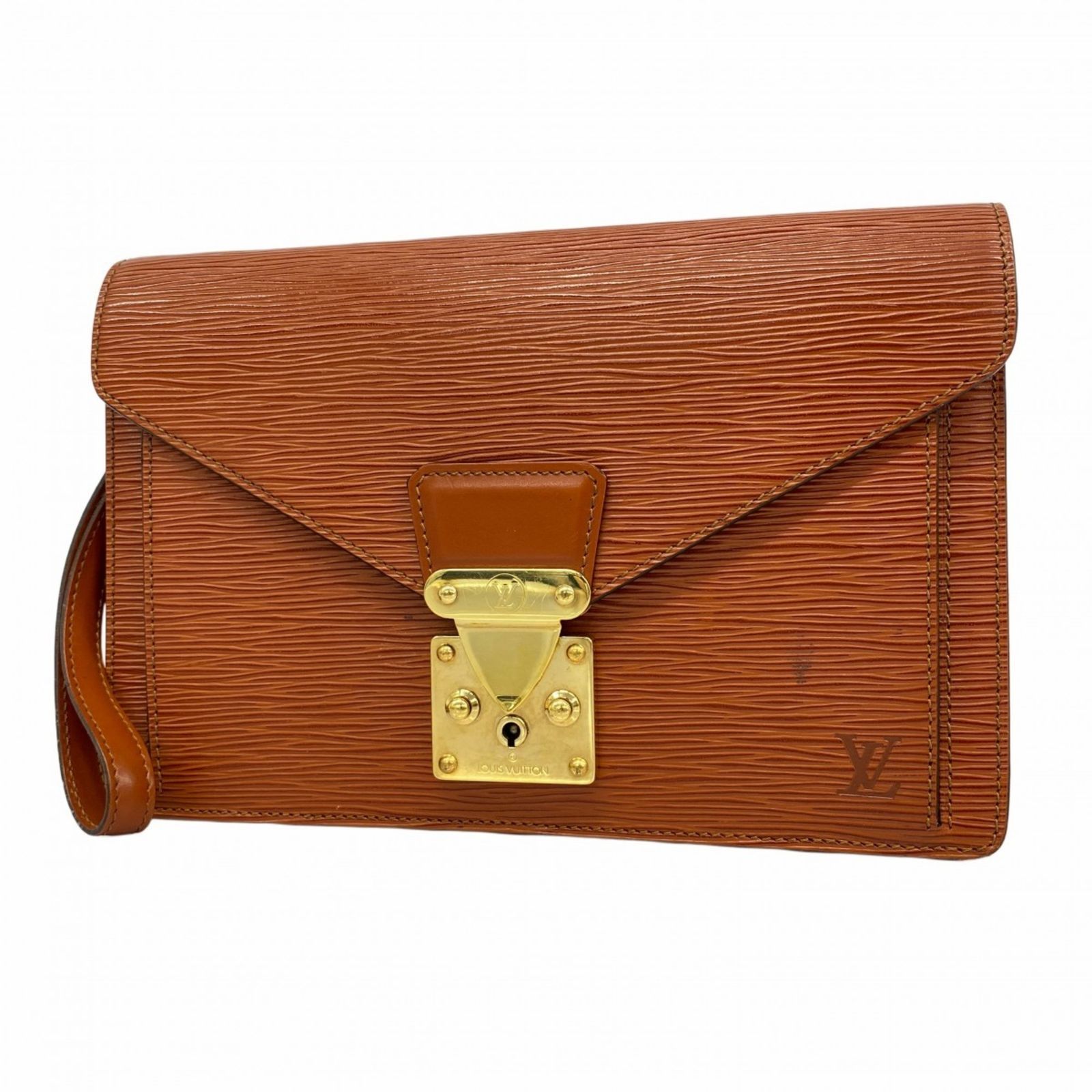 ルイ ヴィトン Louis Vuitton ルイ ヴィトン クラッチバッグ エピ ポシェットセリエドラゴンヌ M52613 ケニアブラウンメンズ