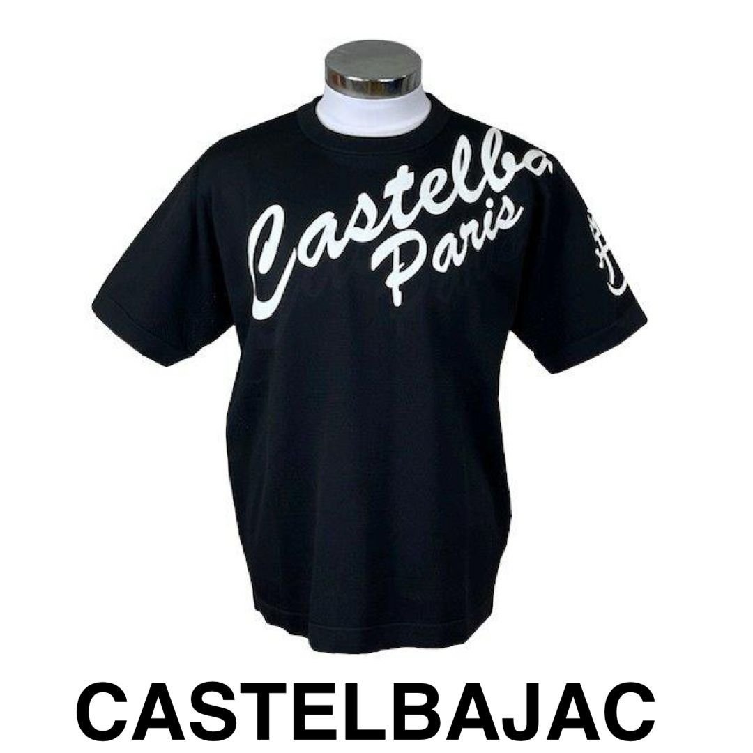 30％OFFカステルバジャックCASTELBAJAC半袖ニットTシャツ7214262105-3クロ