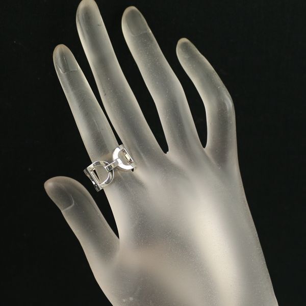 エルメス リング エヴァーシェーヌダンクル MM 52号 シルバー