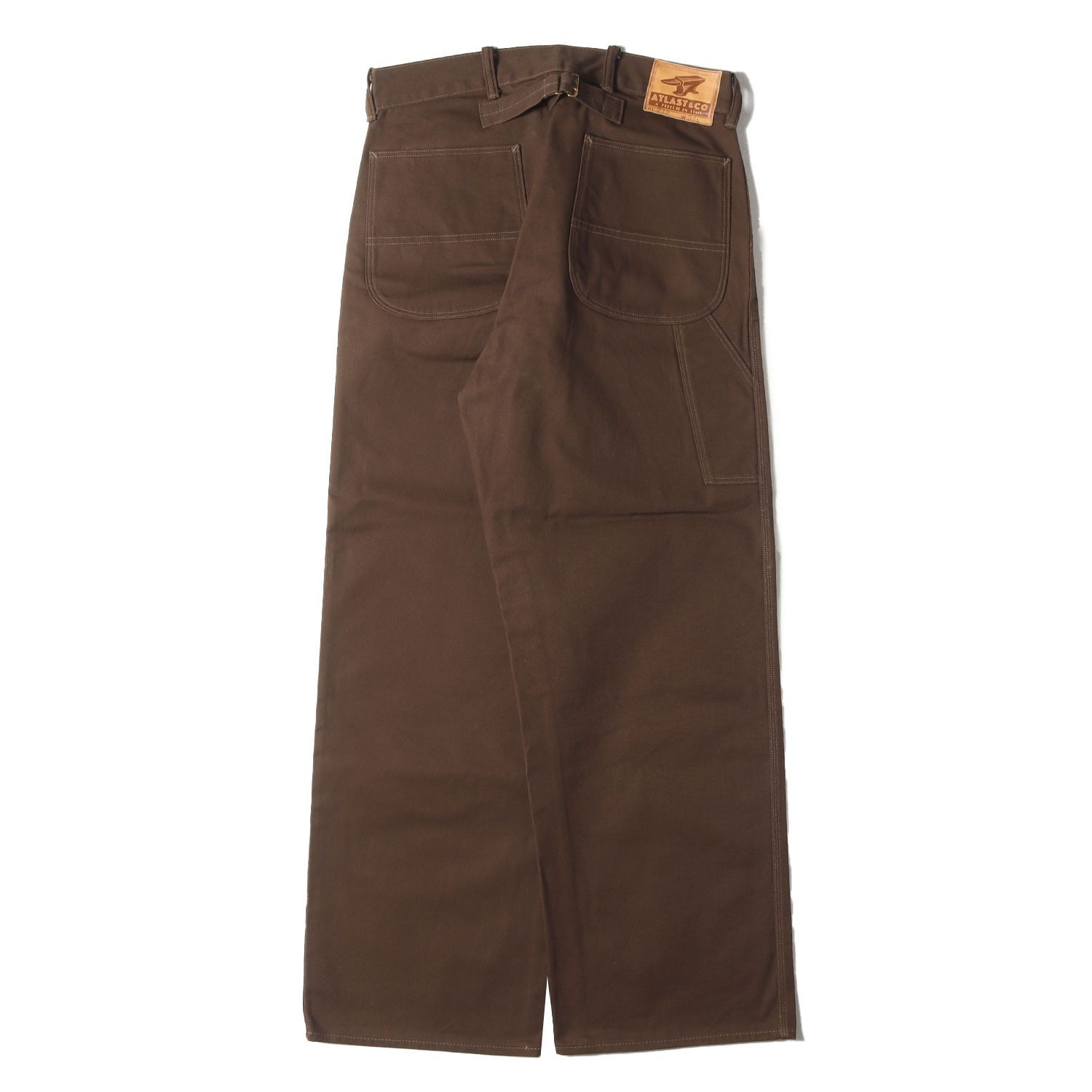 At Last ブラウンダック　ペインターパンツ 美品 At LAST&CO アットラスト パンツ サイズ:34 Lo212 バックルバック