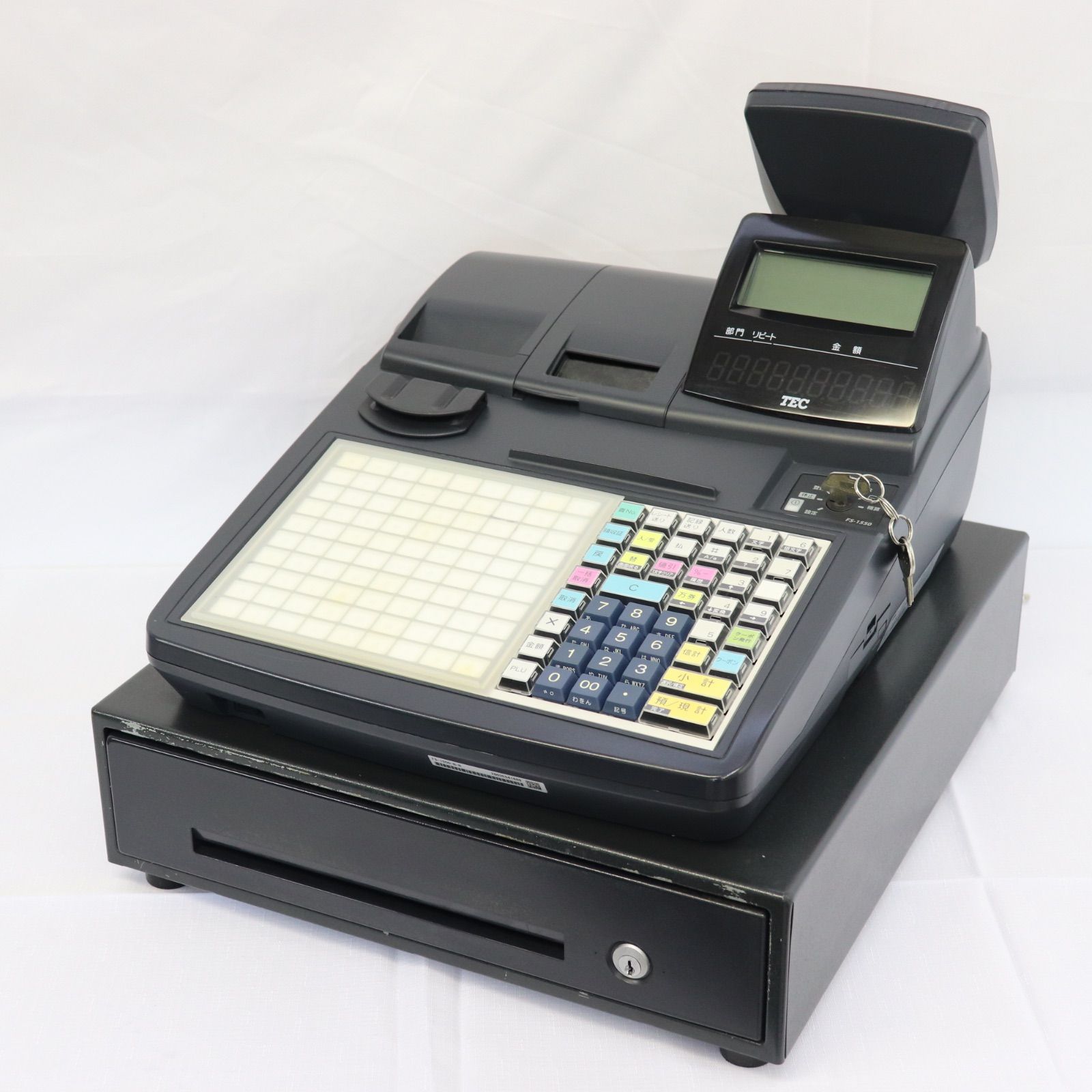 愛知県発 東芝TEC テック レジスター FS-1550 業務用 飲食店 ラクル業務館