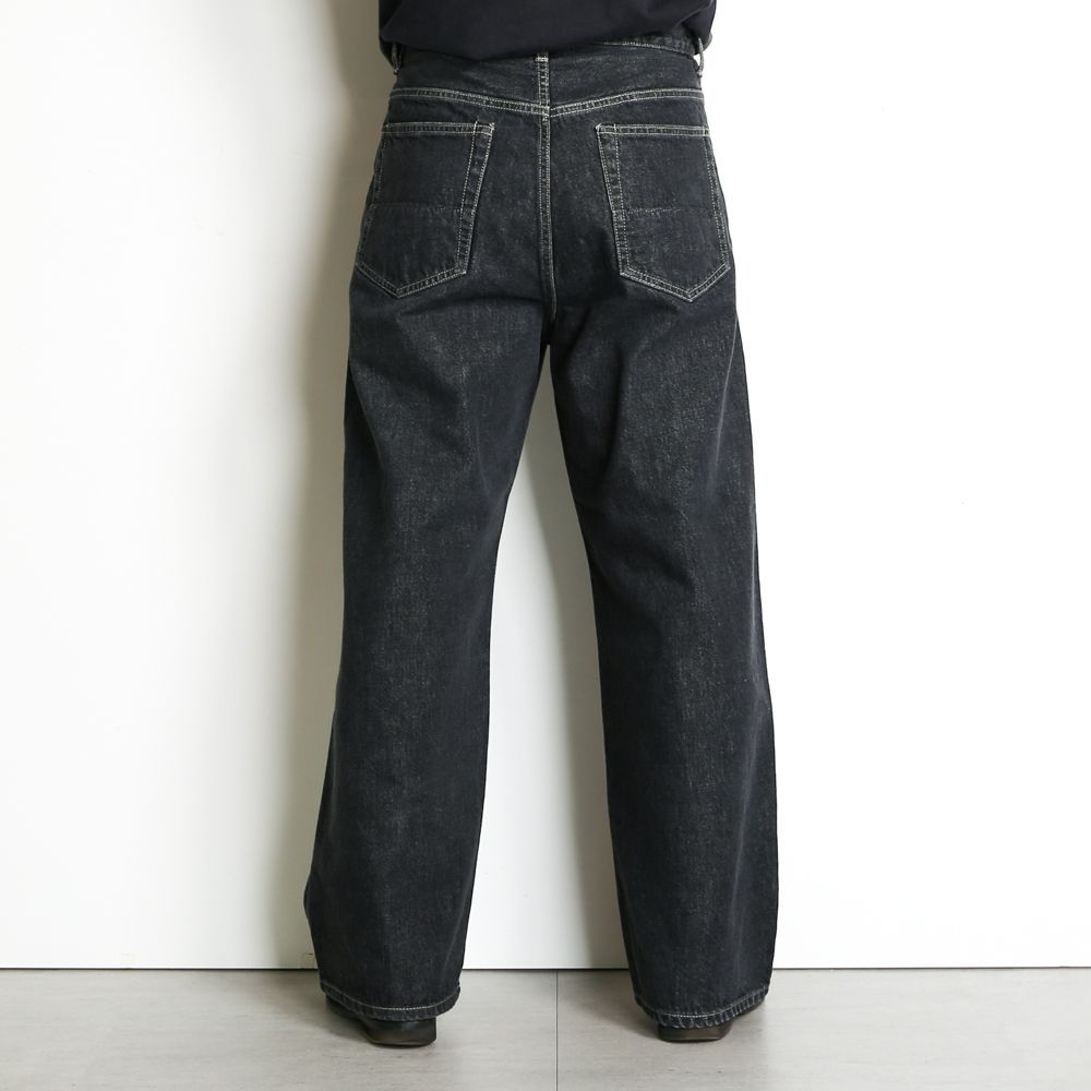 superNova./スーパーノヴァ】Selvedge wide jeans - Bio wash