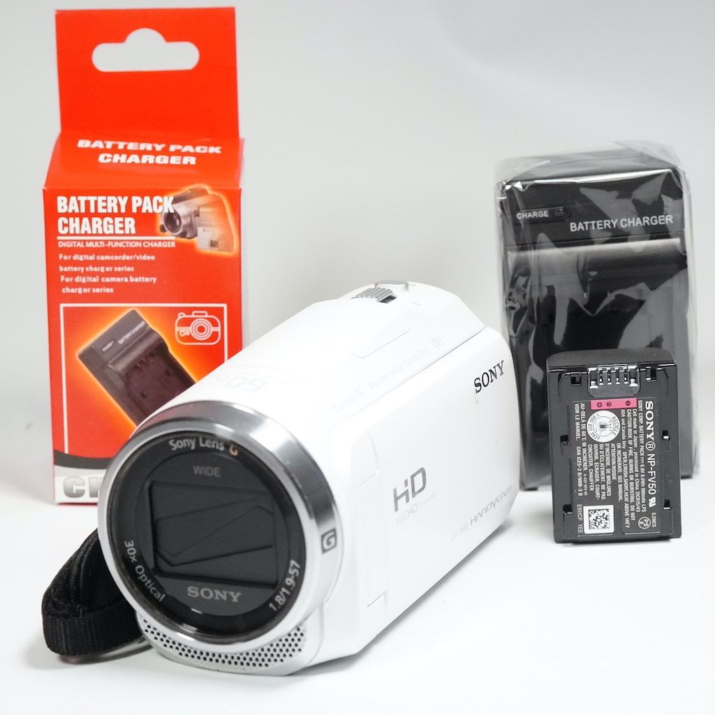 SONY ソニー HDR-CX680 ホワイト 動作OK 1週間保証 /9852 - メルカリ