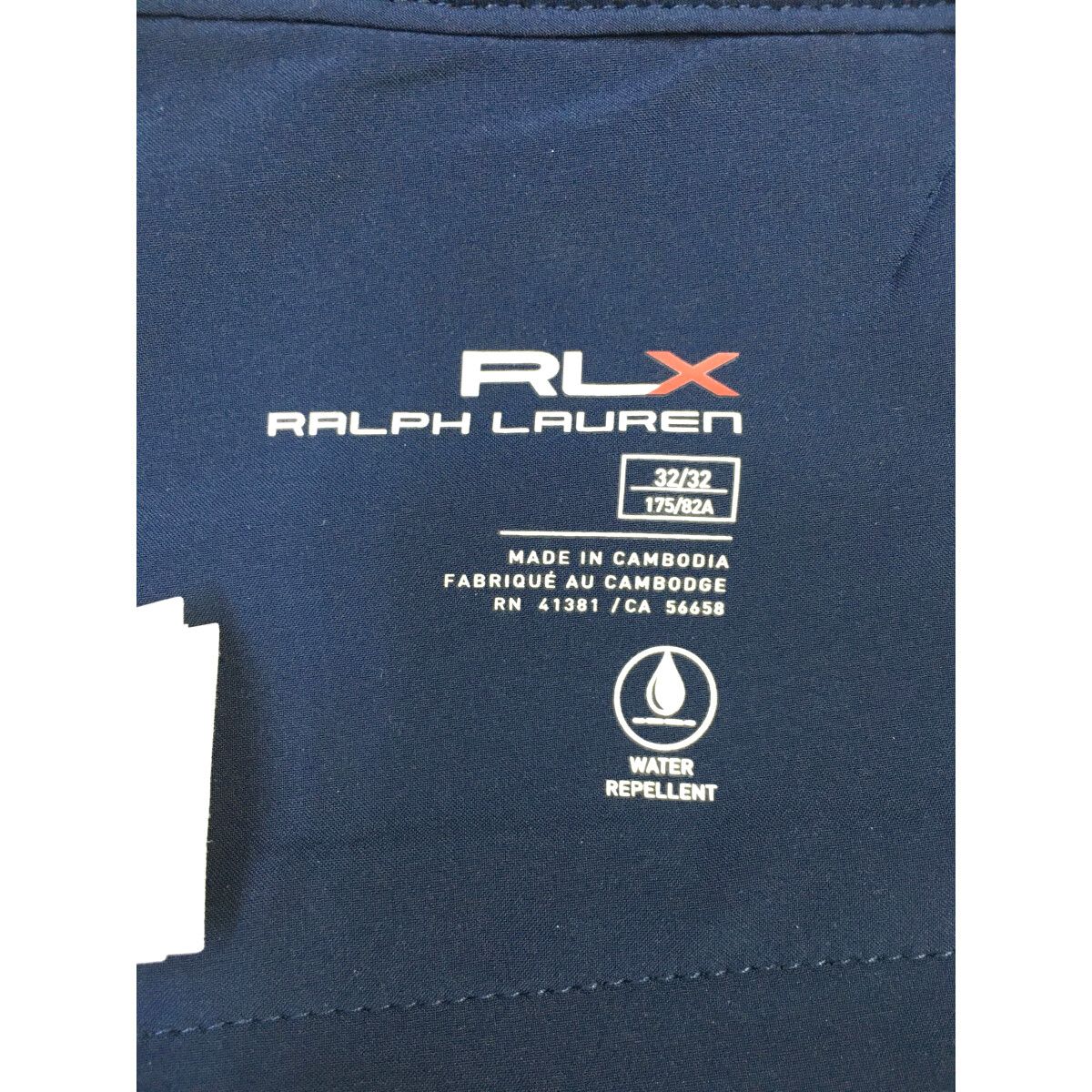 激安大特集! メンズ アールエルエックス ラルフローレン RLX RALPH LAUREN パンツ 32インチ 紺 裏フリース テーパード シンプル 理にかなった