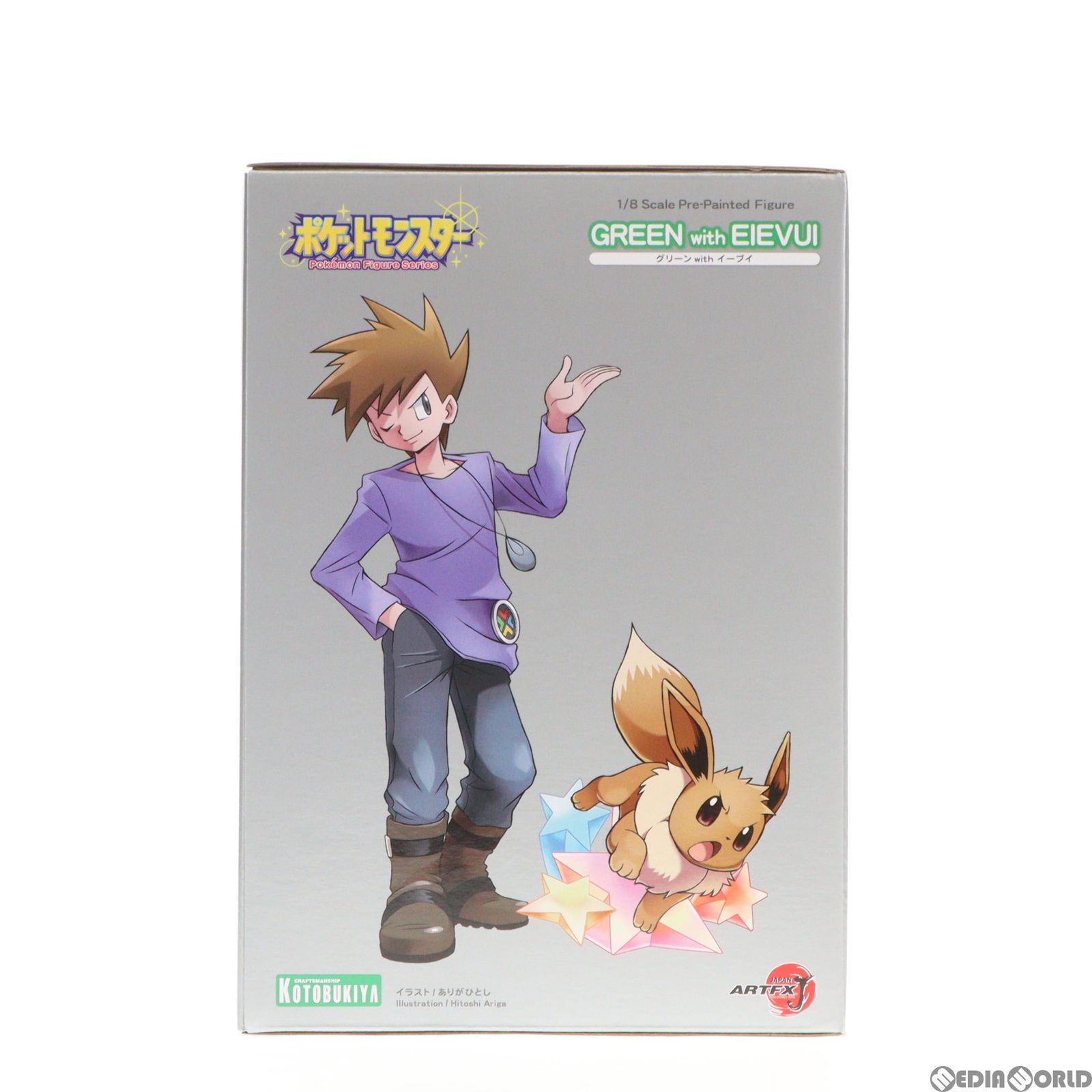 コトブキヤショップu0026ポケモンセンター購入特典付属 ARTFX J グリーン with イーブイ ポケットモンスター 1/8 完成品 フィギュア(PP752)  コトブキヤ - メルカリ