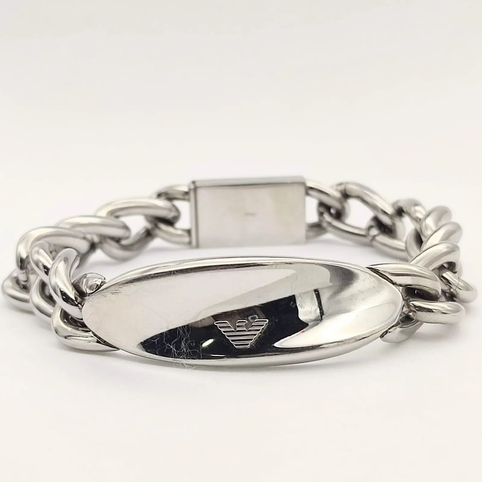 美品】EMPORIO ARMANI エンポリオアルマーニ シルバーチェーン