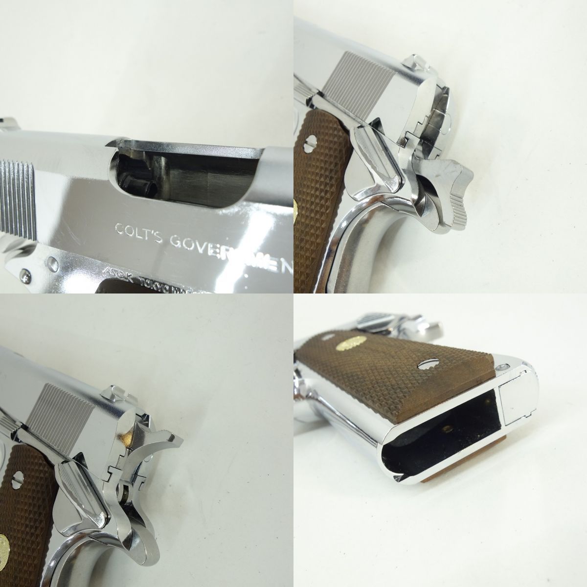 076s 東京マルイ コルトガバメント シリーズ70 ニッケルフィニッシュ