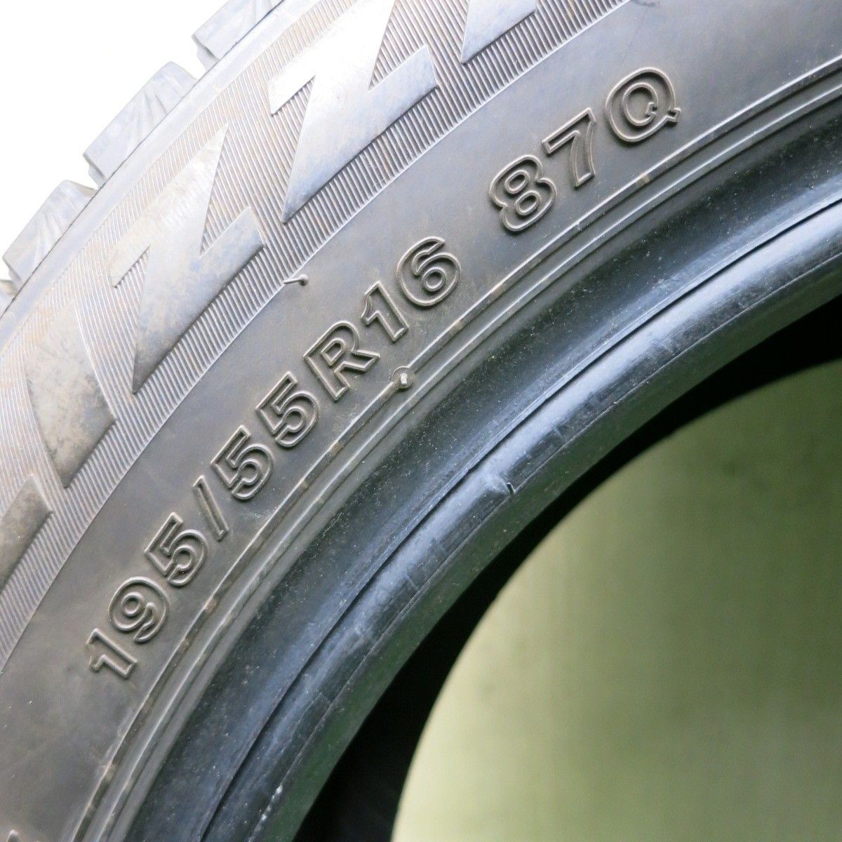 バリ溝！21年！9分！1本☆スタッドレス 195/55R16 ブリヂストン 