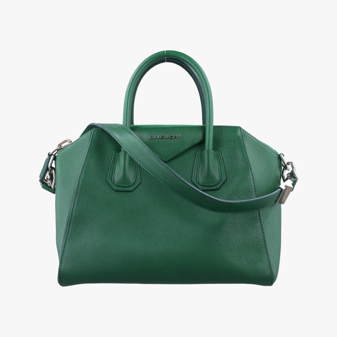 ジバンシーGivenchyアンティゴナグリーンレザー3C0182