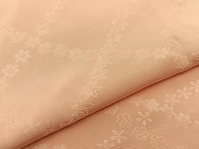 平和屋着物○上質な色無地 人物風景地紋 虹色 正絹 逸品 未