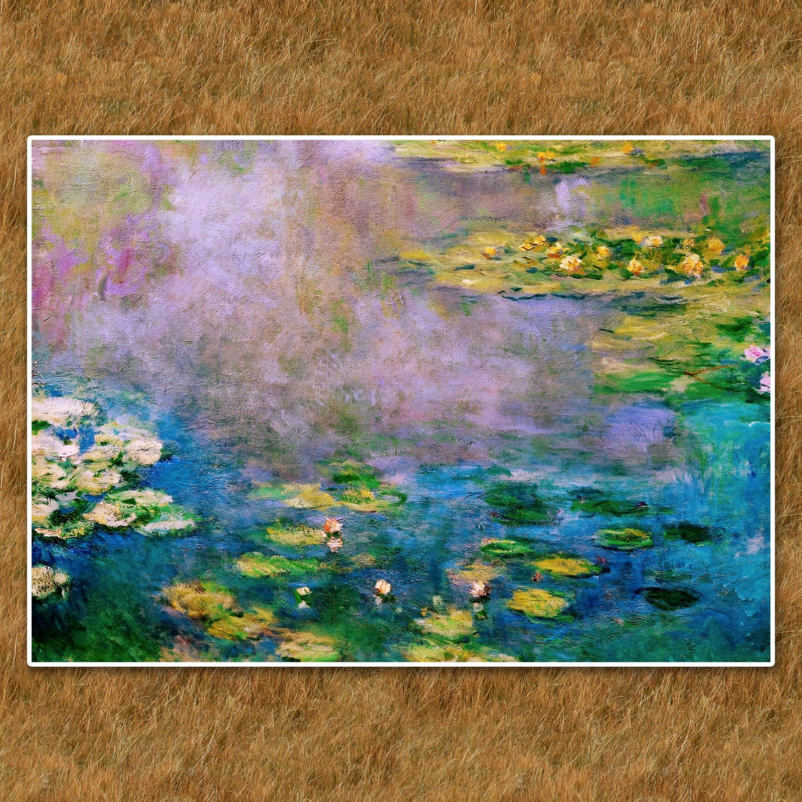 モネ『睡蓮 (Water Lilies)〈32〉』複製画【額入り】 - メルカリ