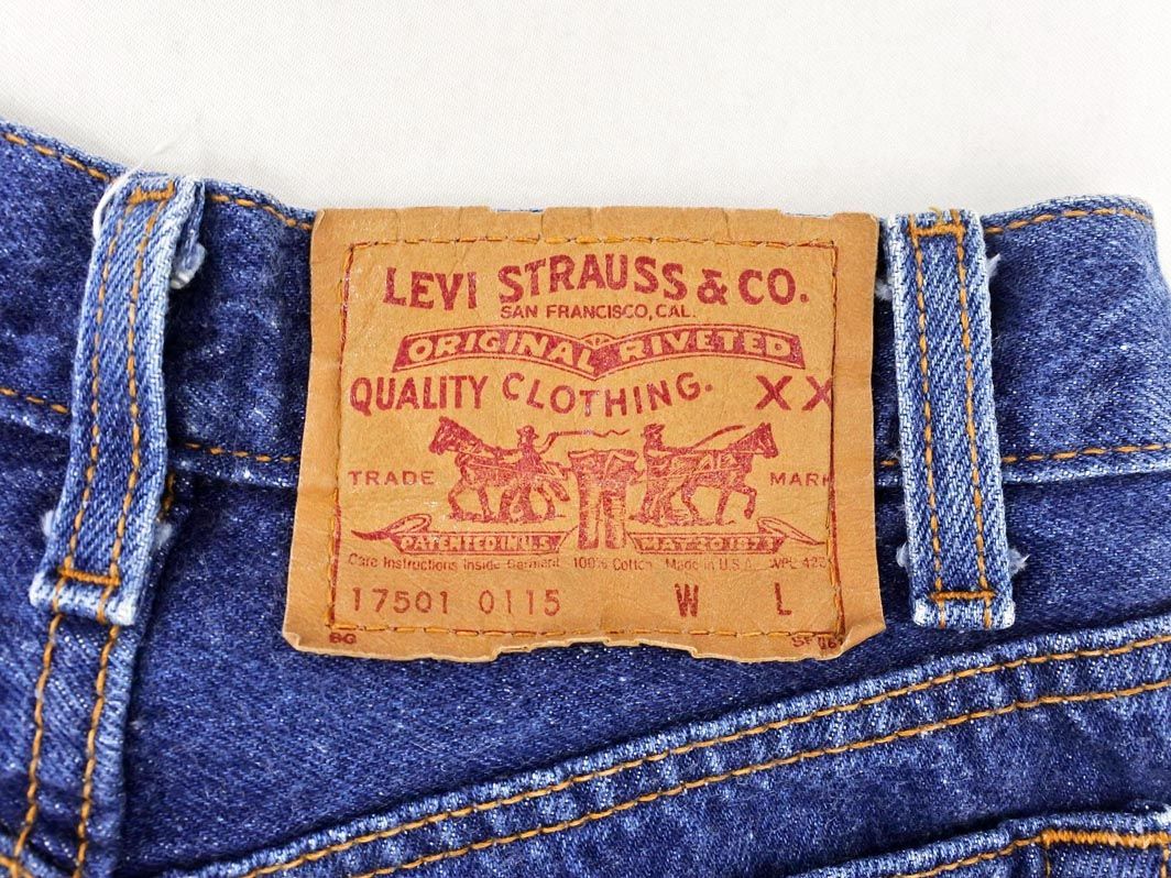 リーバイス17501-0115/USA製/ボタン裏544/カットオフ リーバイス17501-0115/USA製/ボタン裏544/カットオフ - メルカリ