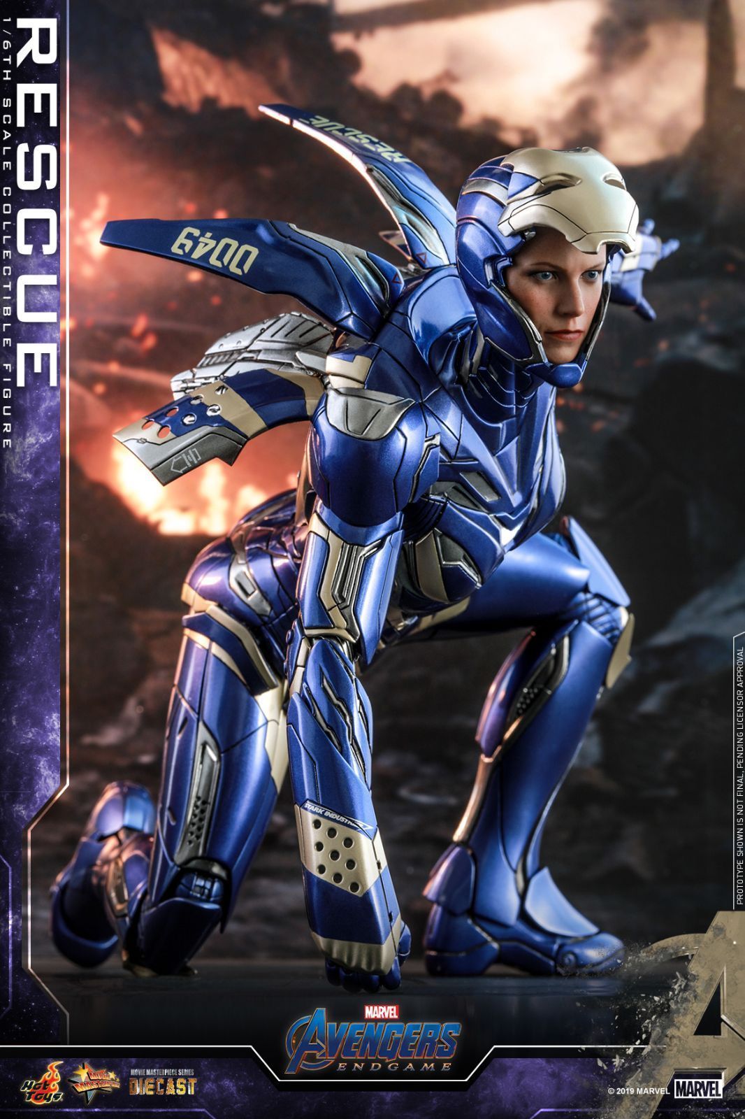 ホットトイズ ムービー マスターピース ＤＩＥＣＡＳＴ アベンジャーズ エンドゲーム １ ６スケールフィギュア レスキュー