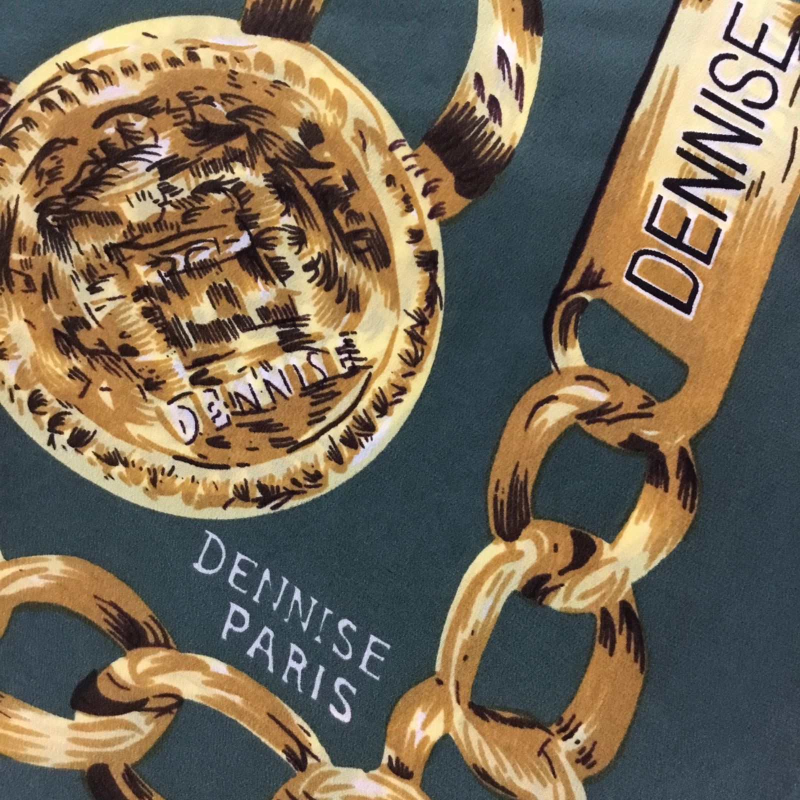 90sヴィンテージガウン 総柄 ヨーロピアン バロック柄 アンティーク調 ロング レディース 古着 70s ANDY NEW YORK パッチワーク風 総柄