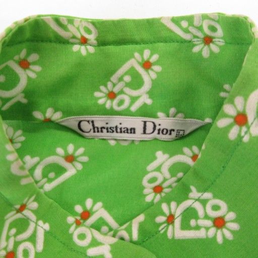 ディオール ヴィンテージ 総柄ロゴ ブラウス ディオール Dior 