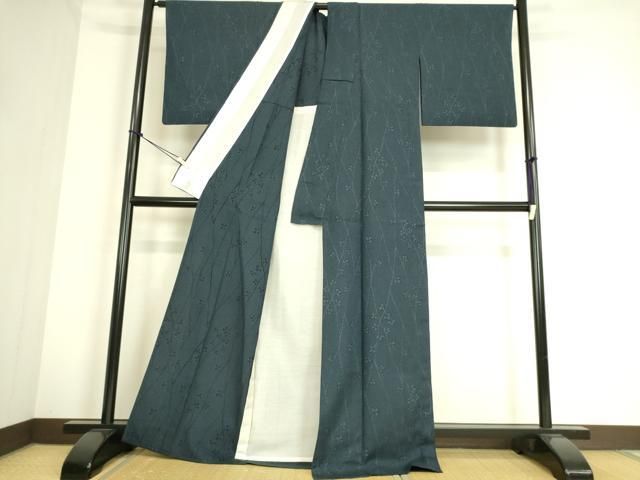 平和屋着物▽白鷹お召　単衣　枝花文　正絹　逸品　DAAS0693az 平和屋着物▽白鷹お召 単衣 枝花文 正絹 逸品 DAAS0693az - メルカリ