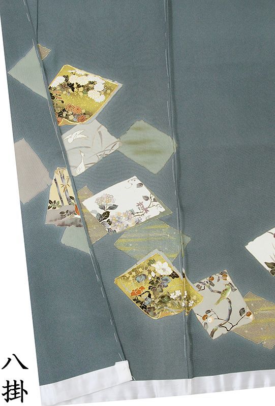 記念感謝祭【仕立無料】京友禅工芸士手描染、本金彩、焼箔、手