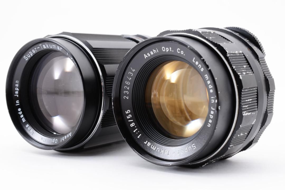 PENTAX SP Takumar 55mm&135mm 2本セット SO125 PENTAX SP Takumar 55mm&135mm 2本セット SO125 PENTAX Super