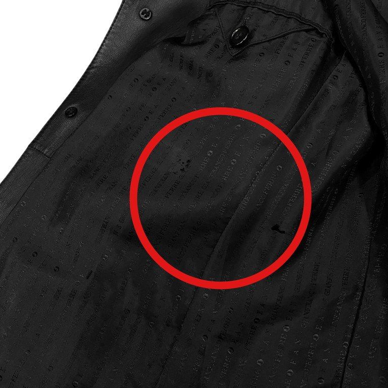 GIANFRANCO FERRE レザー3Bテーラードジャケット ブレザー コート