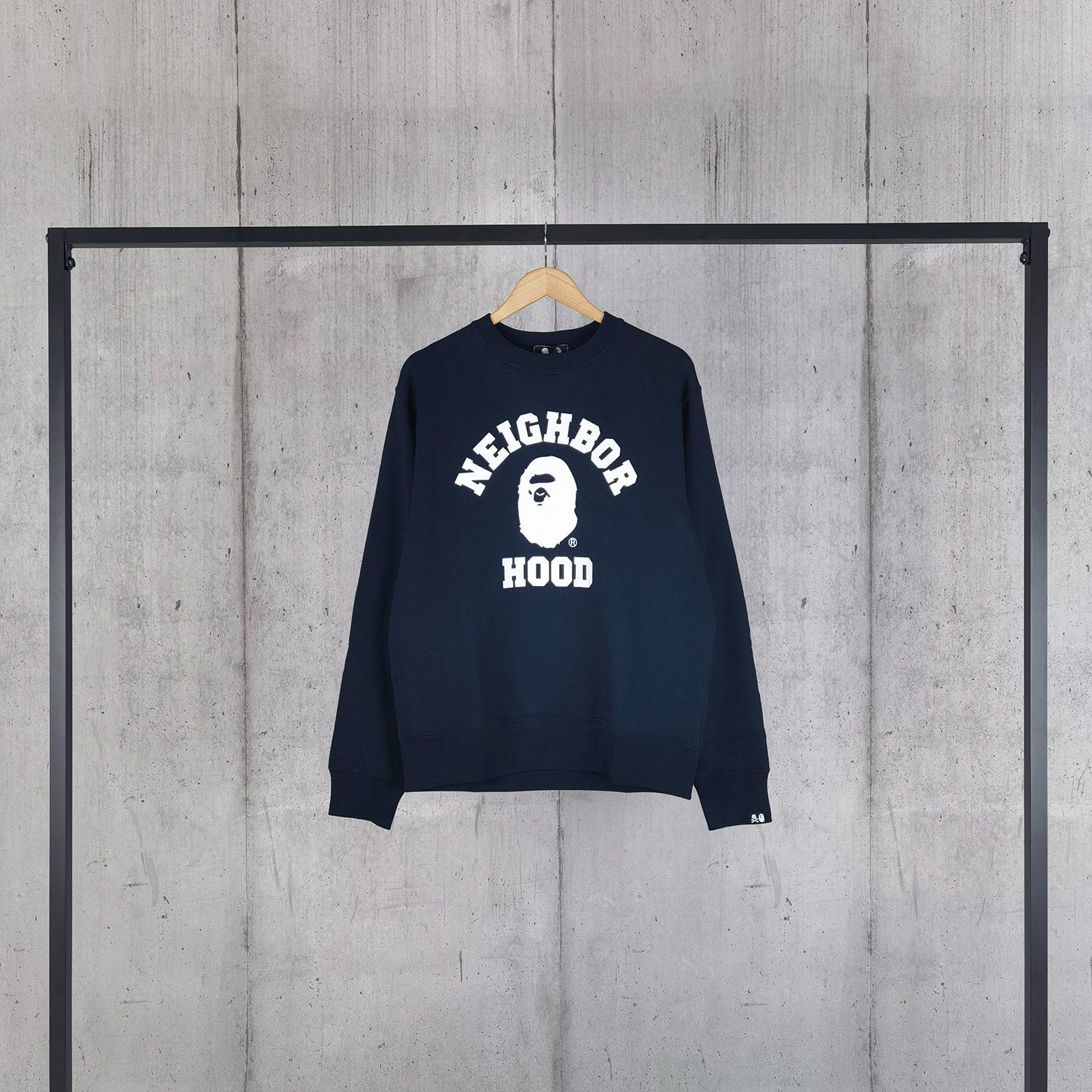 NEIGHBORHOOD BAPE RELAXED FIT CREWNECK スウェット 222NOAPN-CSM02S  