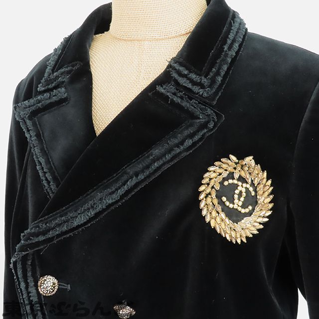CHANEL　2wayレザーデガココマークジャケット 2024年秋冬 CHANEL シャネル テーラードジャケット レザーベスト
