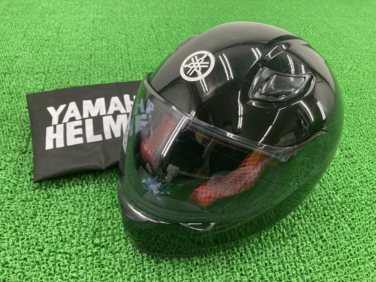 ヘルメット 在庫有 ヤマハ 純正 バイク 部品 YZF-R15仕様 フリーサイズ フルフェイス JIS規格外 SNI規格品 車検 Genuine