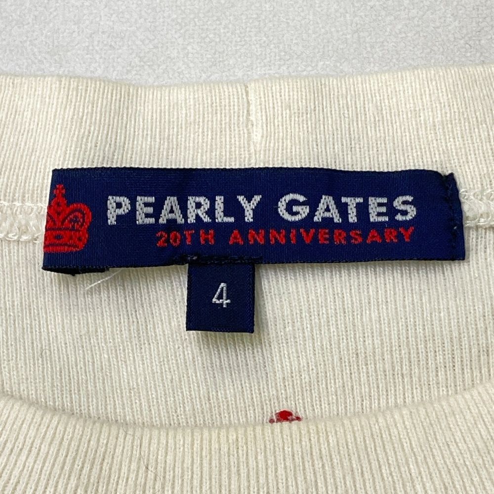 サイズ：4 PEARLY GATES パーリーゲイツ 20周年 スウェット トレーナー