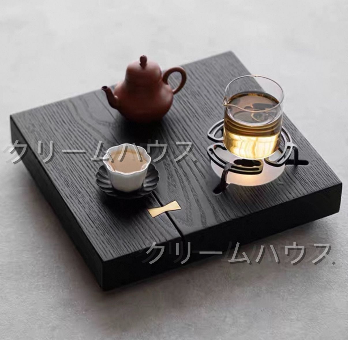 新しい♥ 茶器 天然木製の湯通し器 乾泡茶台