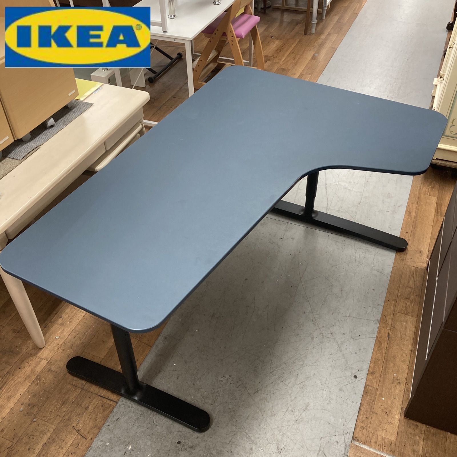 Amazon.co.jp: IKEA BEKANTコーナーデスク左、160x110cm