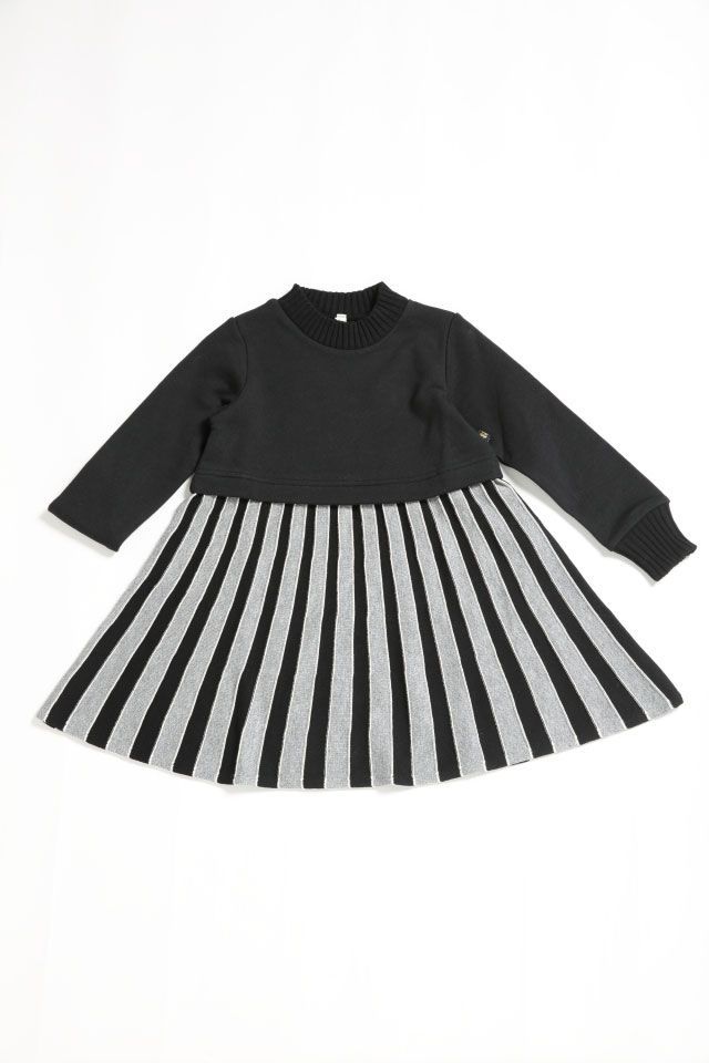 nino/KNIT切り替えワンピース 新品子供服110 キッズ 女の子