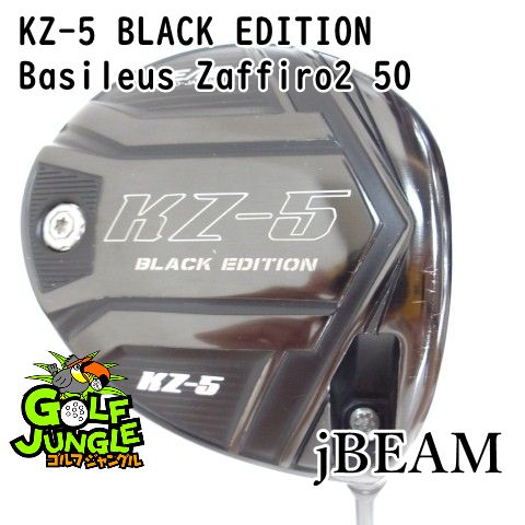 ドライバー jBEAM KZ-5 BLACK EDITION Basileus Zaffiro2 50 R 10.5 ドライバー 地クラブ カスタム カーボンシャフト おすすめ メンズ 右 9090