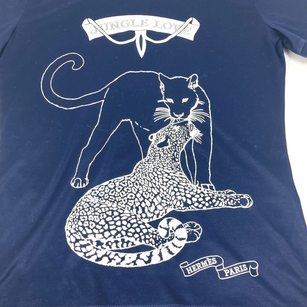 直営店！ 【HERMES エルメス】 ジャングルラブ Tシャツ 半袖 楽天市場】エルメス 半袖ニット ジャングル ラブ 未使用